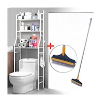 Organizador de Baño 3 niveles + Escoba Mágica 2 en 1